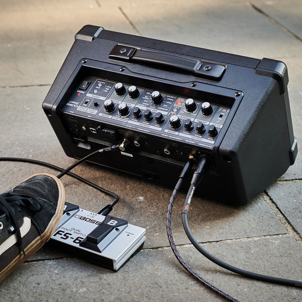 BOSS CUBE STREET ll BLACK ケース付き BOSS CUBE STREET II BLACK［CUBE-ST2］+ ケース+ボーカルセット