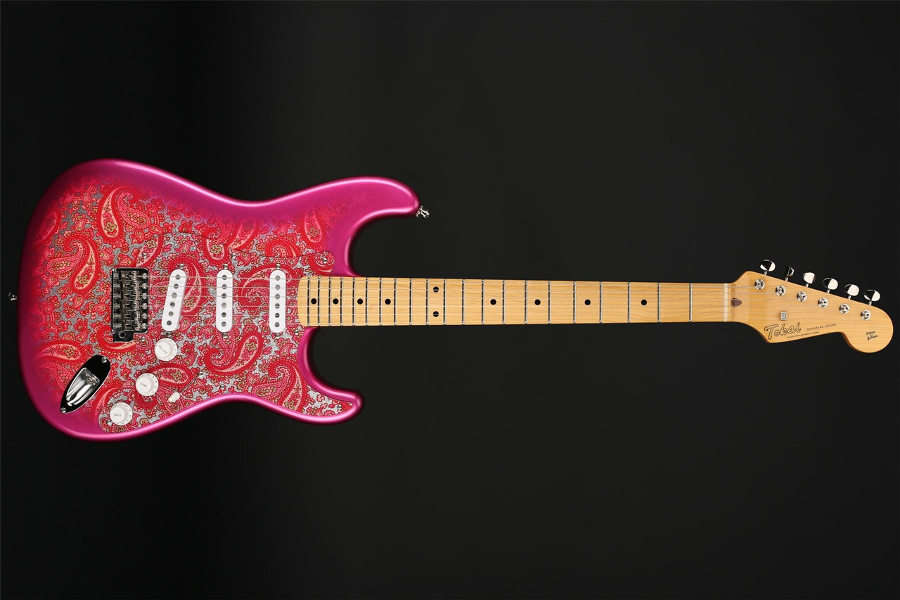 Tokai Japan AST80 Goldstar Sound in Pink Paisley with Case #160603