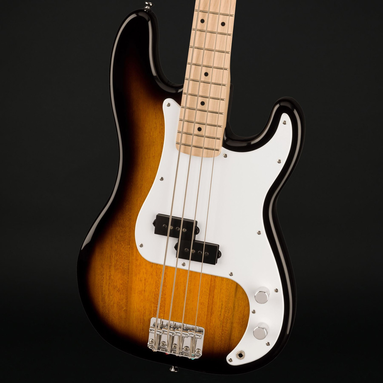 Squier Sonic Precision Bass, Maple Fingerboard, White Pickguard in
