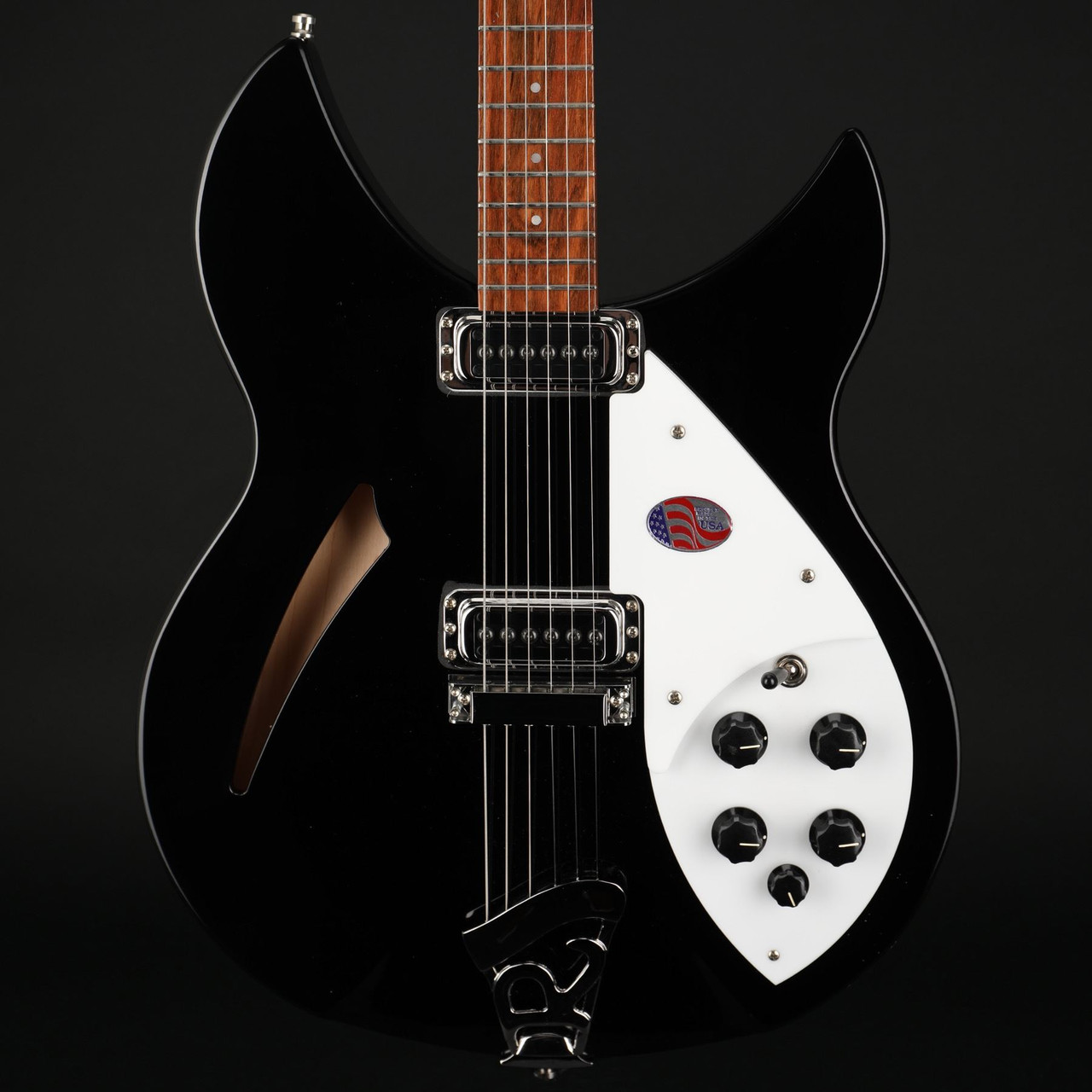 Jayro(ディバイザー)製Rickenbacker 330コピーモデル Rickenbacker 330/6 in Jetglo with Case #2524703 - Wildwire Guitars