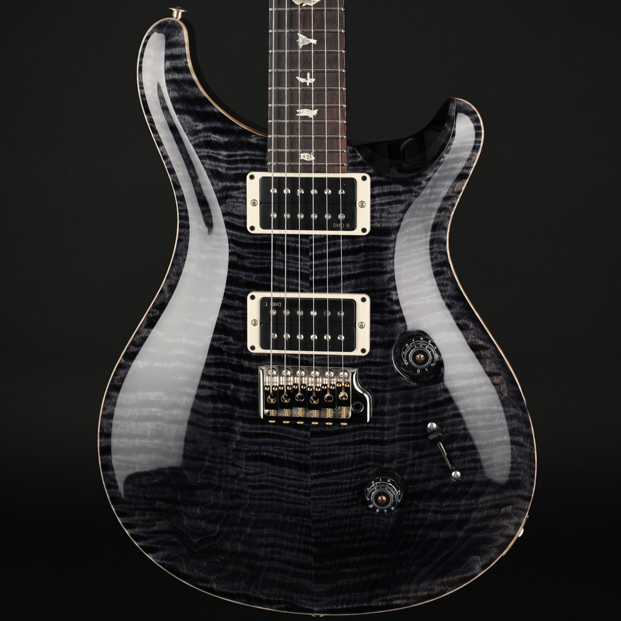 ギター PRS Custom 24 custom color DMO pickup PRS Custom 24, DMO Pickups in Grey Black #0413519 - Wildwire Guitars