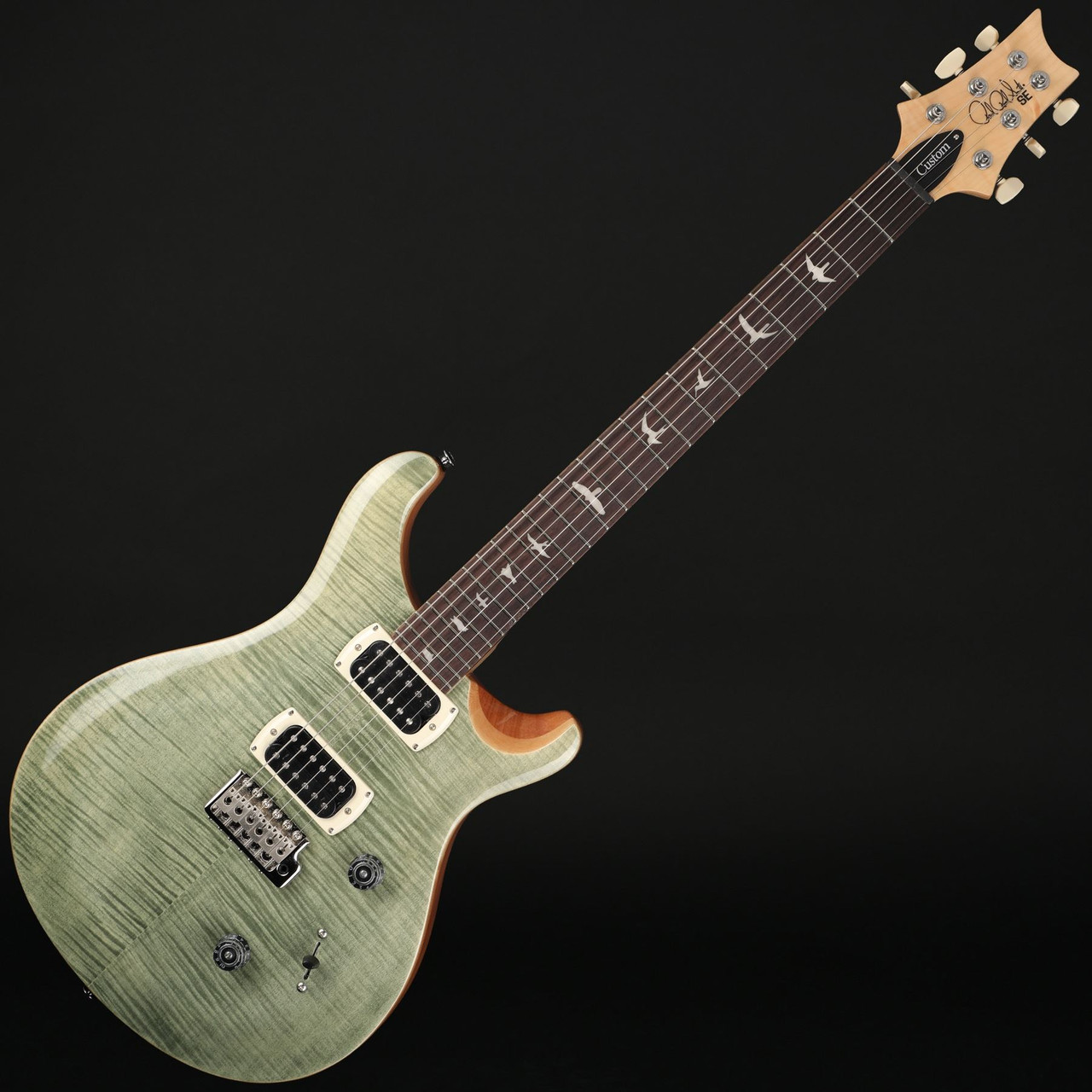 PRS SE Custom 24 (2026) in Trampas Green with Gig Bag with Gig Bag