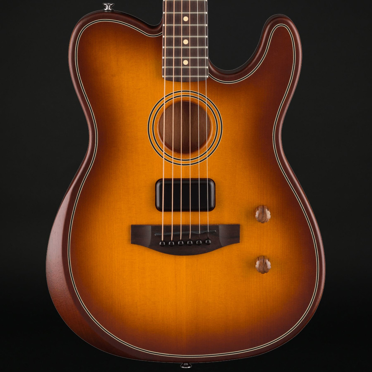 Fender Acoustasonic Standard Telecaster in Honey Burst - Wildwire