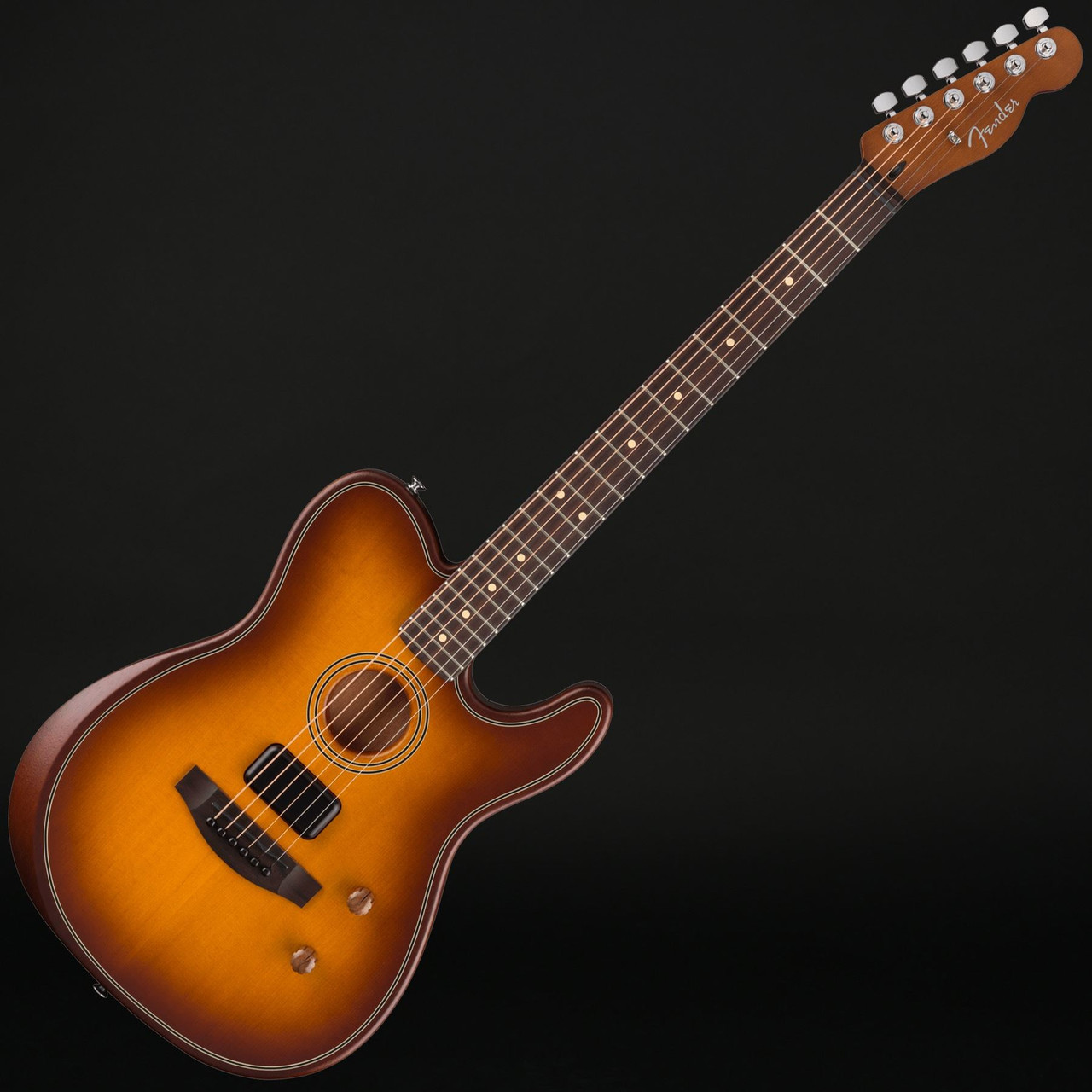 Fender Acoustasonic Standard Telecaster in Honey Burst - Wildwire