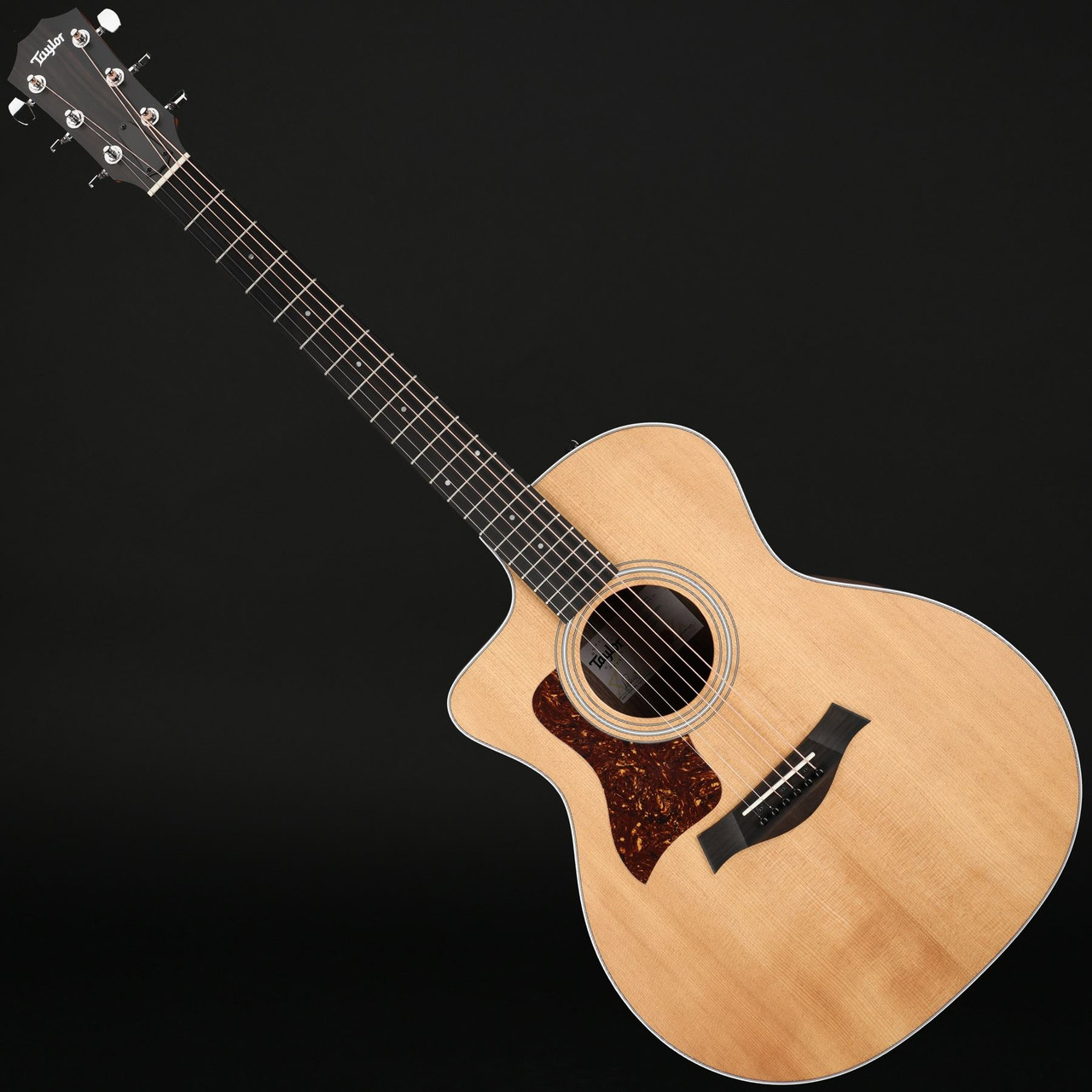Taylor 214ce Left Handed Grand Auditorium Cutaway, Walnut/Spruce