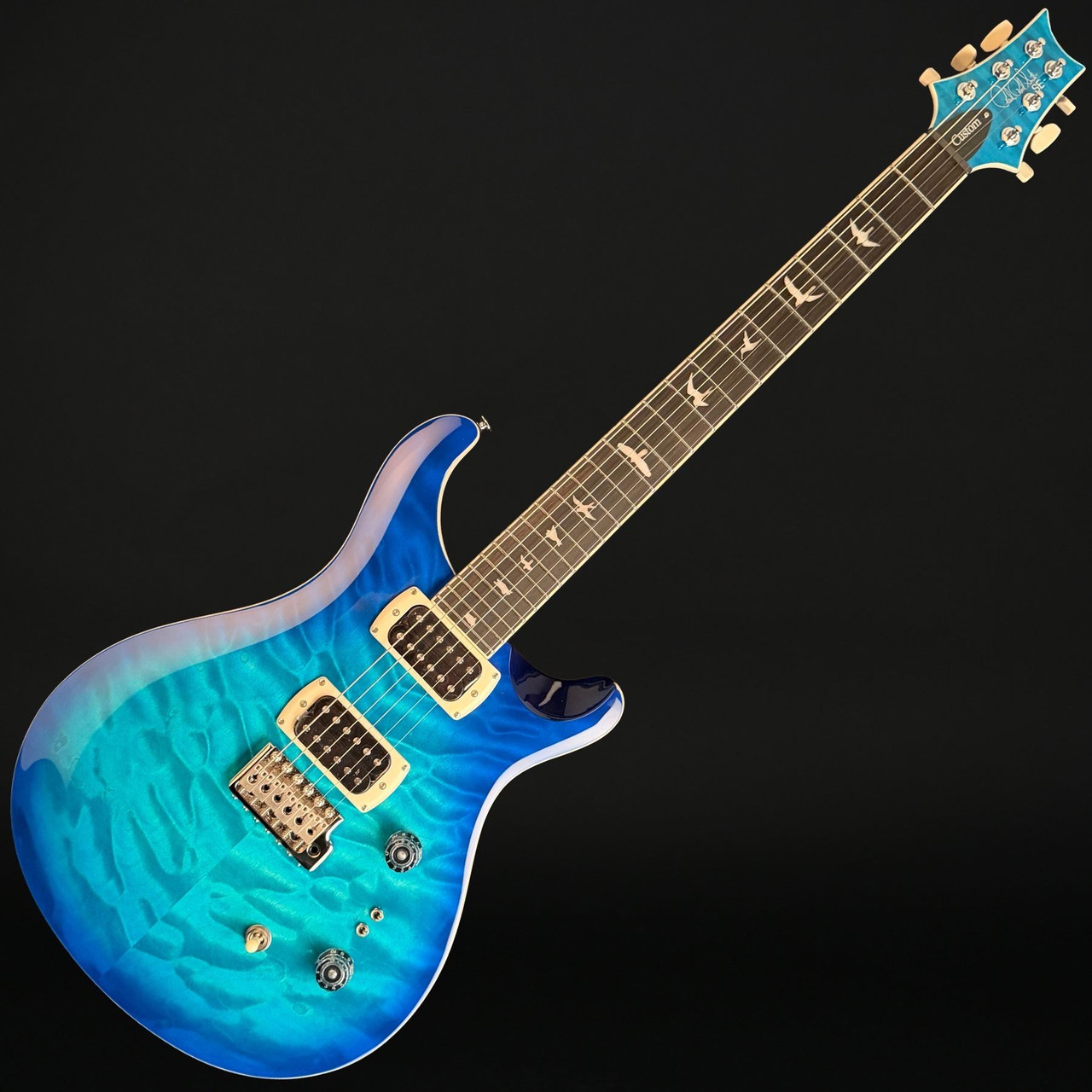 PRS SE Custom 24-08 Quilt (2026) in Lake Blue with Gig Bag