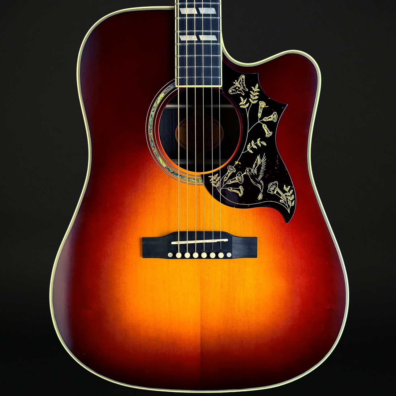 Epiphone Hummingbird Deluxe EC in Autumn Burst #26041501035