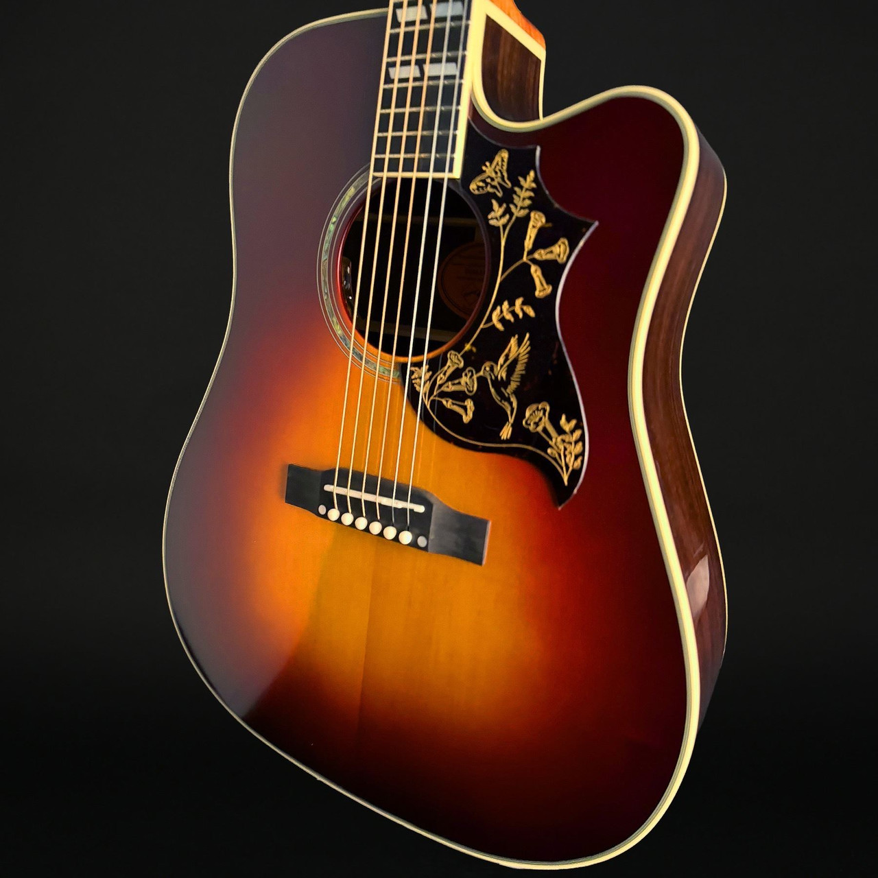 Epiphone Hummingbird Deluxe EC in Autumn Burst #26041501035