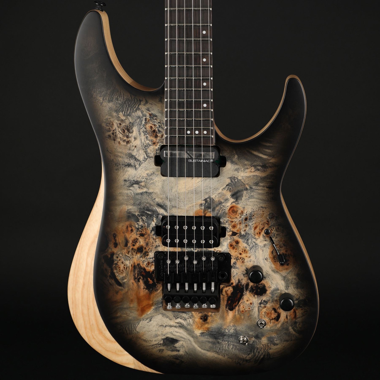 Schecter Reaper-6 FR S in Satin Charcoal Burst - Wildwire Guitars Schecter Reaper-6 FR S in Satin Charcoal Burst - Wildwire Guitars