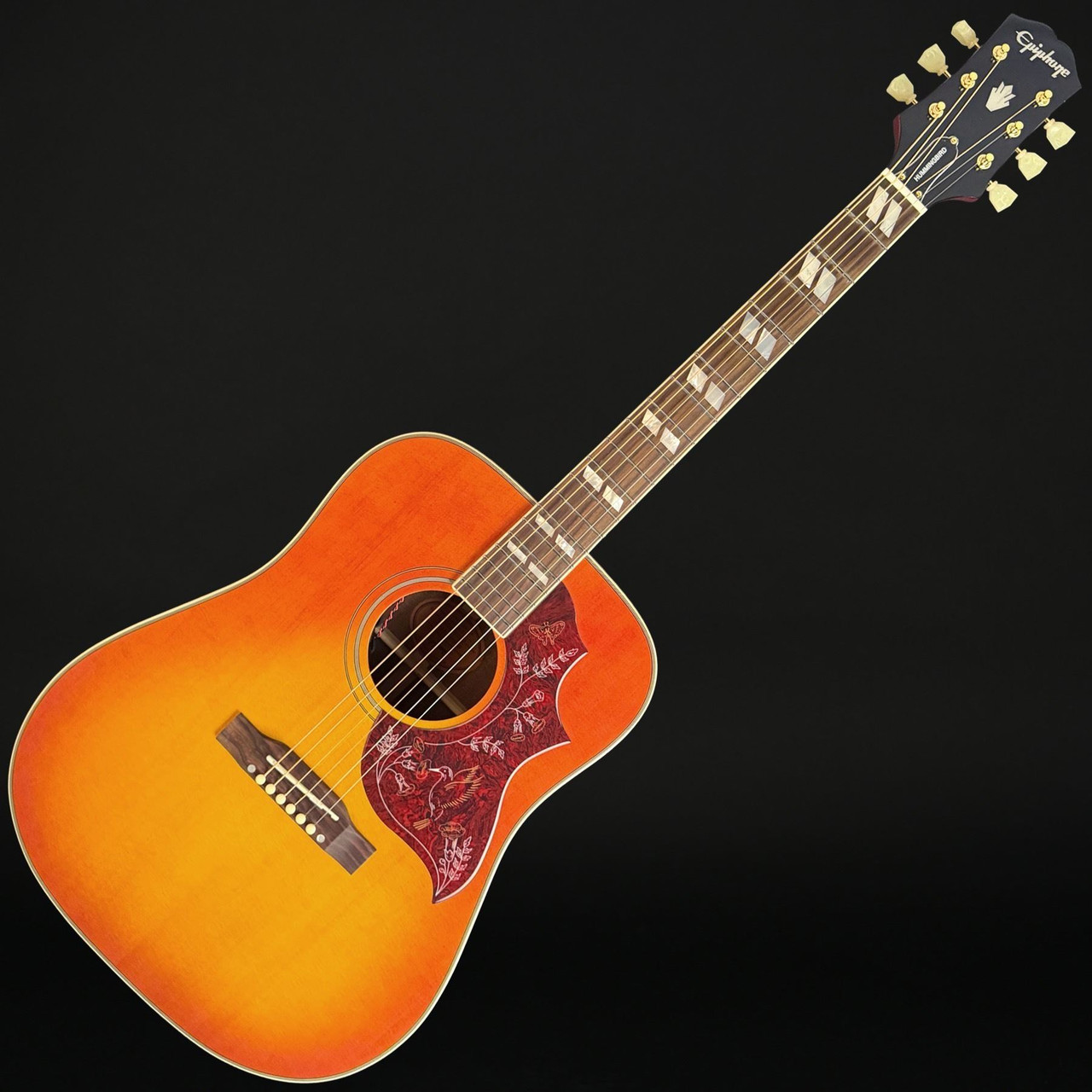 Epiphone Hummingbird Standard in Cherry Sunburst with Gig Bag