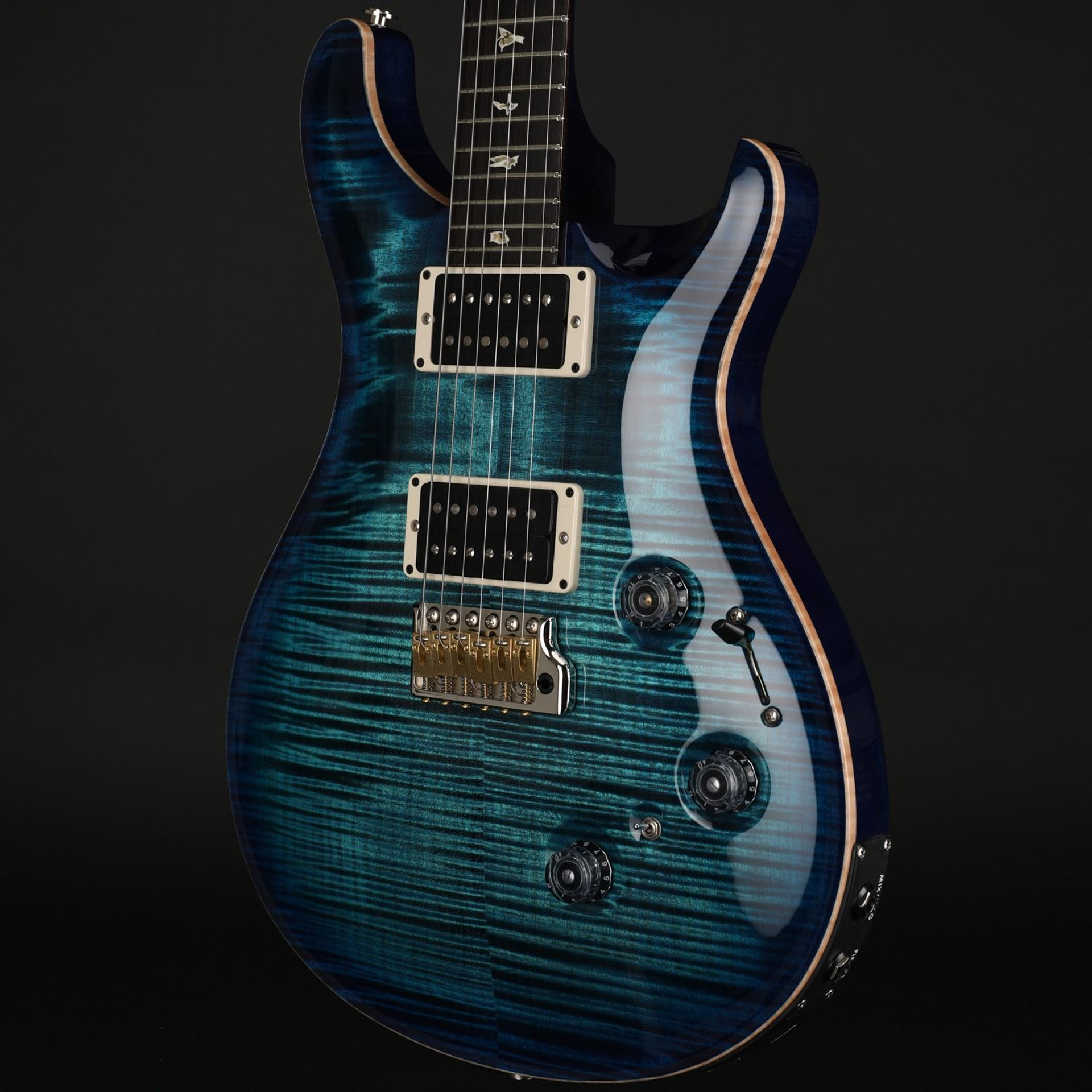 PRS Custom 24 Piezo in Cobalt Blue with Pattern Thin Neck, 85/15 ...