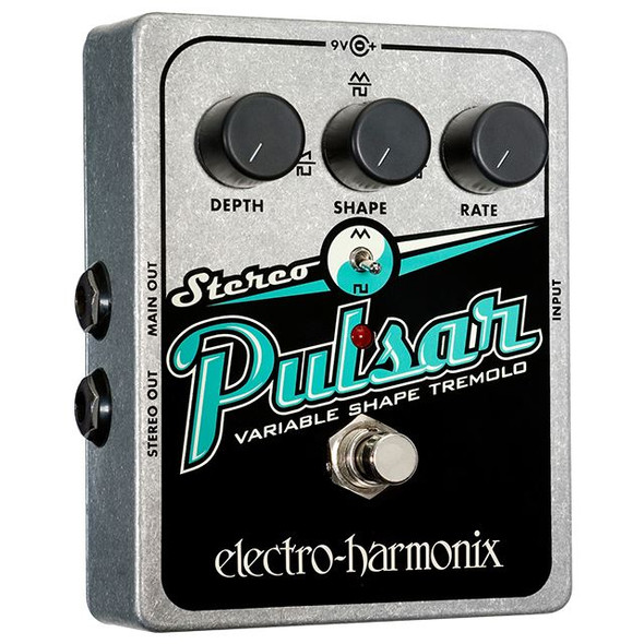 Electro Harmonix Super Pulsar Stereo Tap Tremolo Pedal - Wildwire