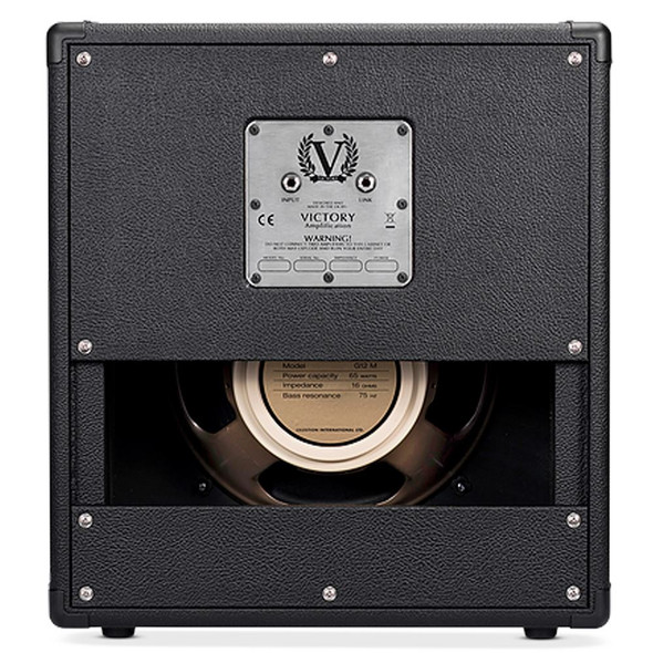 Victory V112CB 1x12 Cabinet with Celestion G12M-65 Creamback in Black