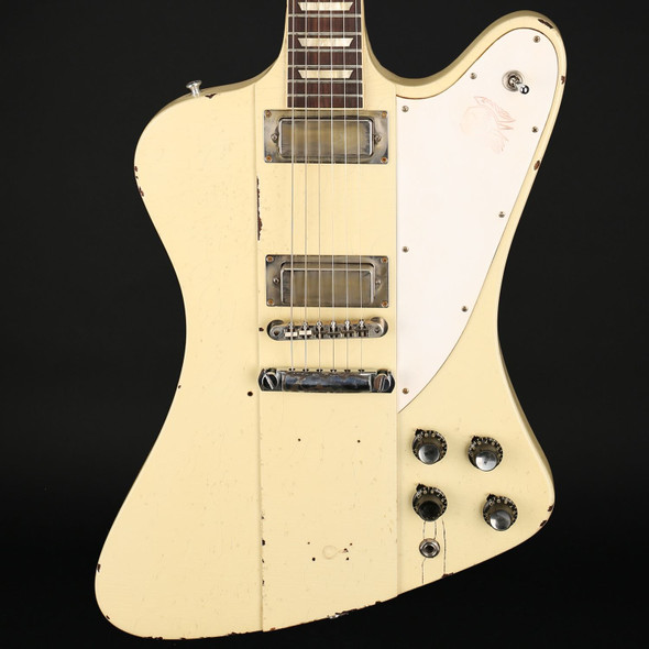 Gibson Custom Shop Johnny Winter 1964 Firebird V Murphy Lab Aged in Polaris White #JWFB015