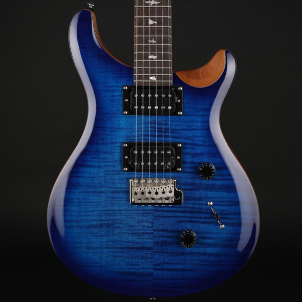 PRS SE Custom 24 in Faded Blue Burst with Gig Bag
