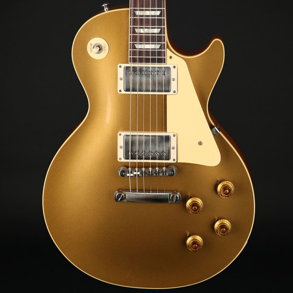 Gibson Custom Shop '57 Les Paul Gold Top VOS in Double Gold