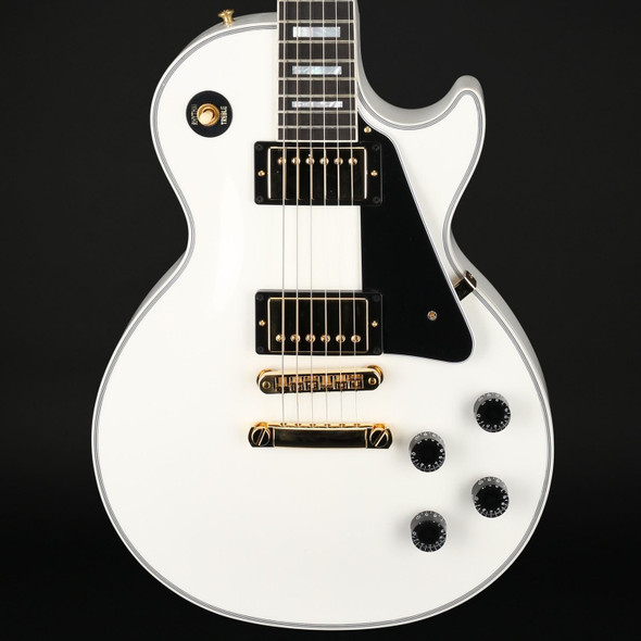 Gibson Les Paul Custom in Alpine White w/Ebony Board #CS302288