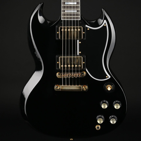 Gibson SG Custom 2-Pickup, Ebony Fingerboard in Ebony Gloss #CS400649