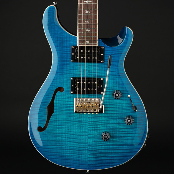 PRS SE Custom 24 Semi-Hollow Piezo in Lake Blue
