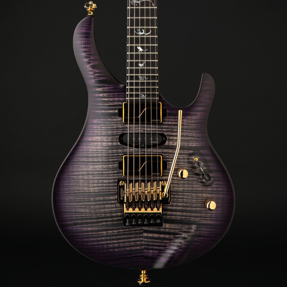 PRS Chleo Limited Edition Herman Li Signature Model in Charcoal Purple Wraparound Burst