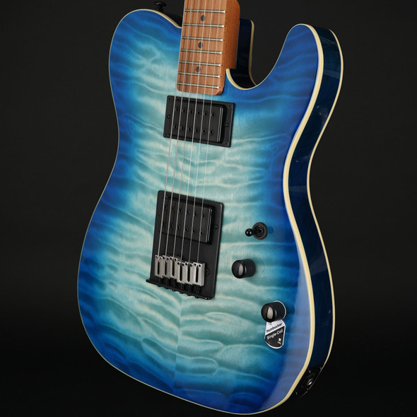 Schecter Retro PT Pro, Maple in Trans Blue Burst #IW21062446