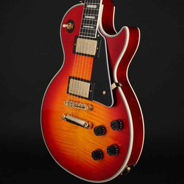 Epiphone Les Paul Custom Figured in Heritage Cherry Sunburst with Gig Bag #24091520804