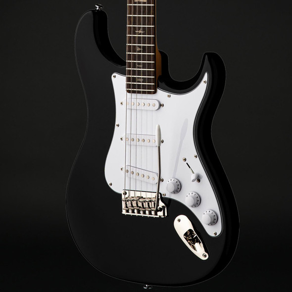 PRS SE Silver Sky, Rosewood Fingerboard in Piano Black with Gig Bag #F050957