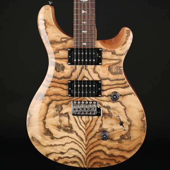 PRS SE Custom 24 Burled Ash Limited Edition in Natural with Gig Bag #G114115