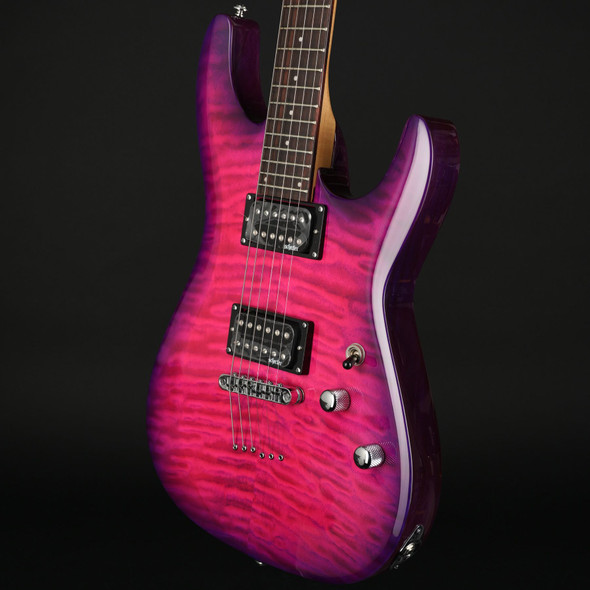 Schecter C-6 Plus in Electric Magenta