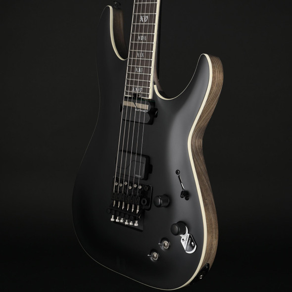 Schecter C-1 FR S SLS Elite Evil Twin in Satin Black #W25081225