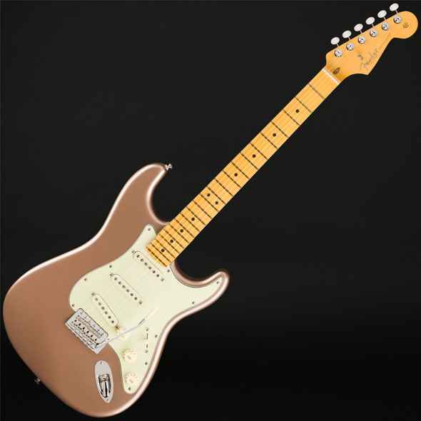 Fender American Professional Classic Stratocaster, Maple Fingerboard in Faded Firemist Gold