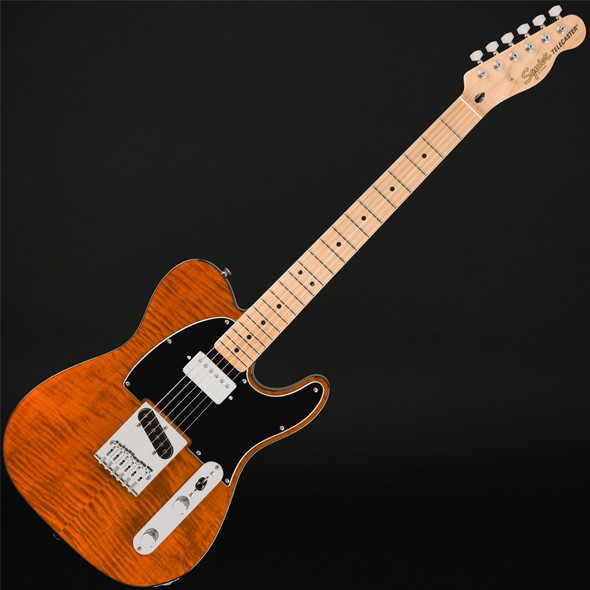 Squier Affinity Series Telecaster FMT SH, Maple Fingerboard, Black Pickguard in Mocha