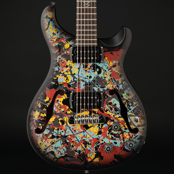 PRS SE Ed Sheeran Cosmic Splash Hollowbody Baritone Limited Edition with Gig Bag