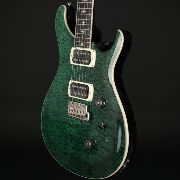 PRS SE Custom 24 Quilt (2026) in Teal Black with Gig Bag with Gig Bag #H062038