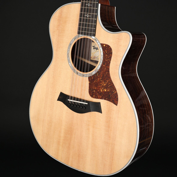 Taylor 454ce 12-String Auditorium Cutaway, ES2 in Natural with Case #1204285091