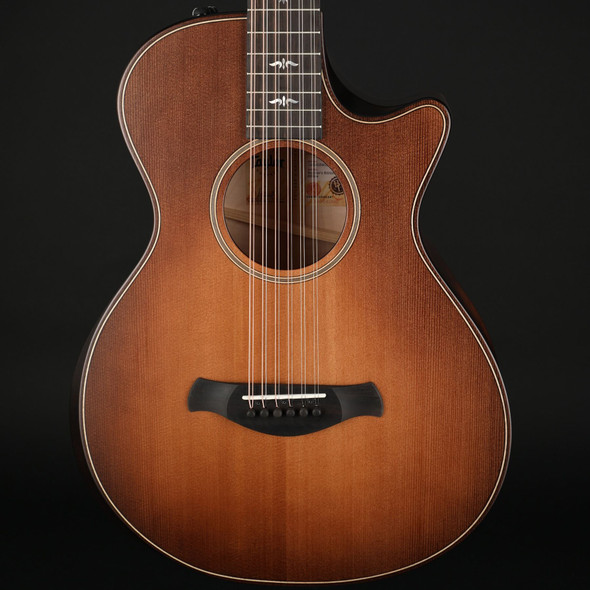 Taylor 652ce Builder's Edition V-Class in Wild Honey Burst #1209034099