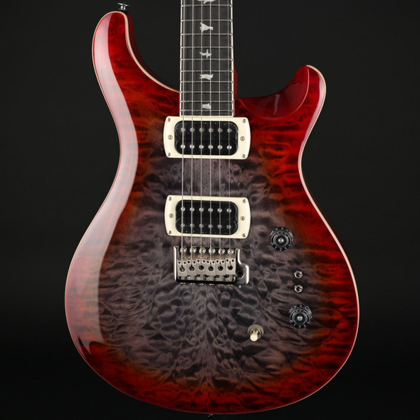 PRS SE Custom 24-08 Quilt (2026) in Charcoal Cherry Burst with Gig Bag #H087026