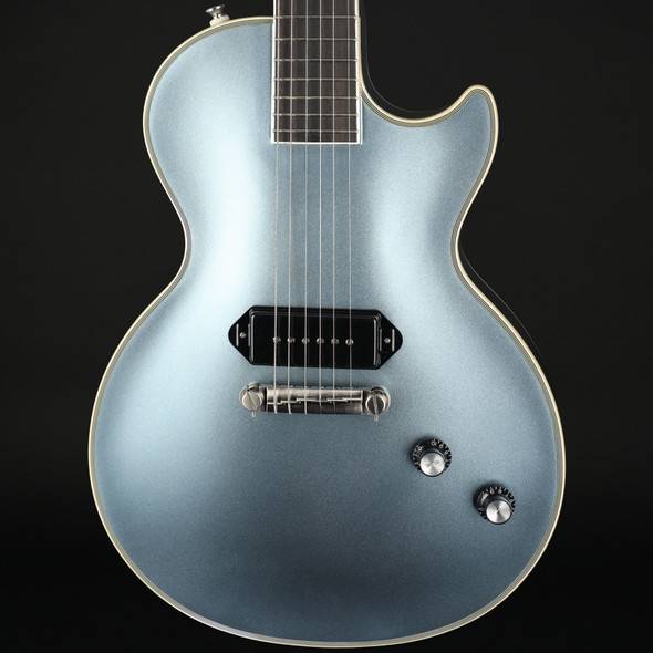 Epiphone Jared James Nichols Blues Power Les Paul Custom in Aged Pelham Blue with EpiLite Case #25061523042