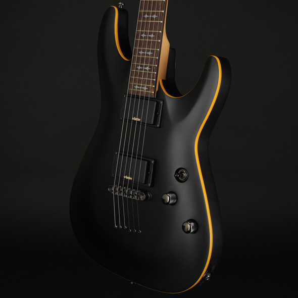Schecter Demon 6 in Aged Black Satin #IM25120494