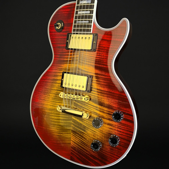 Gibson Les Paul Axcess Custom Figured Top w/Ebony Fingerboard in Bengal Burst #CS600156