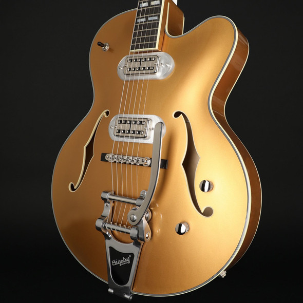 Eastman T58-GD Archtop with Bigbsy in Truetone Gloss Gold #P2501846