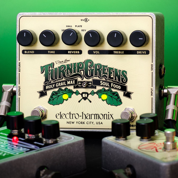 Electro Harmonix Turnip Greens Multi-Effects Pedal: Soul Food, Holy Grail Max Pedal
