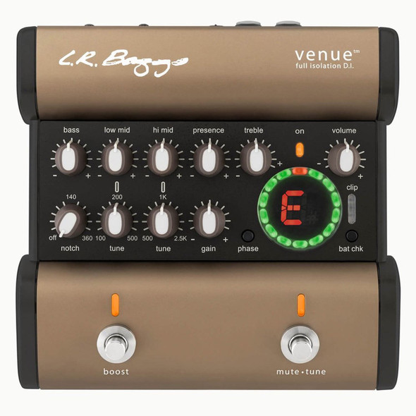 LR Baggs Venue Acoustic Guitar DI, Floor Box, Preamp and Tuner