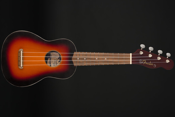 Fender Venice Soprano Ukulele, Walnut Fingerboard, 2-Color Sunburst