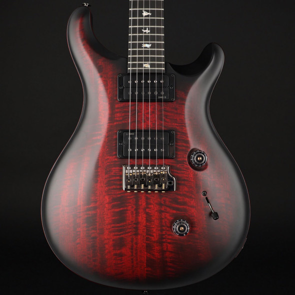 PRS 40th Anniversary Custom 24 Satin Limited Edition in Fire Red Smokeburst #0409112