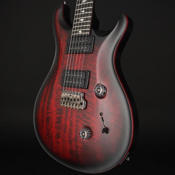 PRS 40th Anniversary Custom 24 Satin Limited Edition in Fire Red Smokeburst #0409112
