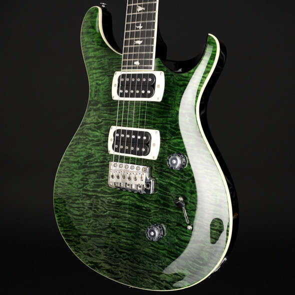 PRS SE Custom 24 Quilt (2026) in Teal Black with Gig Bag with Gig Bag #H037479