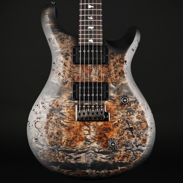 PRS S2 Custom 24, Poplar Burl Top Limited Edition in Charcoal Burst #S2089366