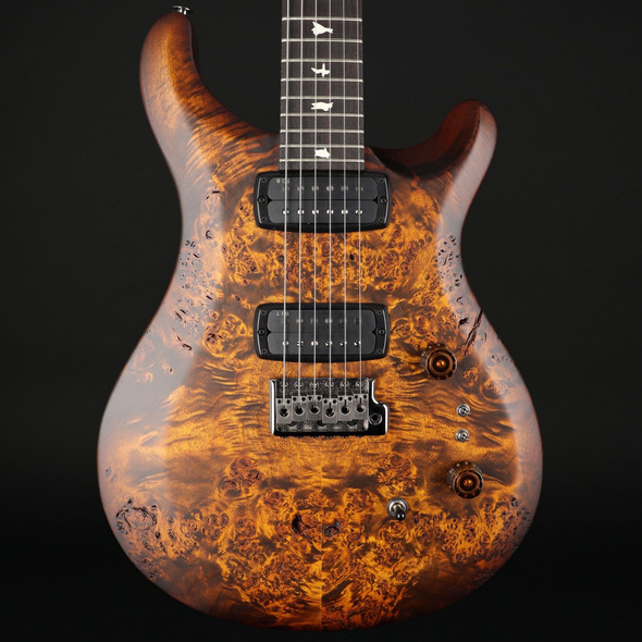 PRS S2 Custom 24-08, Poplar Burl Top Limited Edition in Black Gold Burst #S2088784