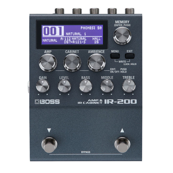 Boss IR-200 Amp And IR Cabinet Modelling Pedal